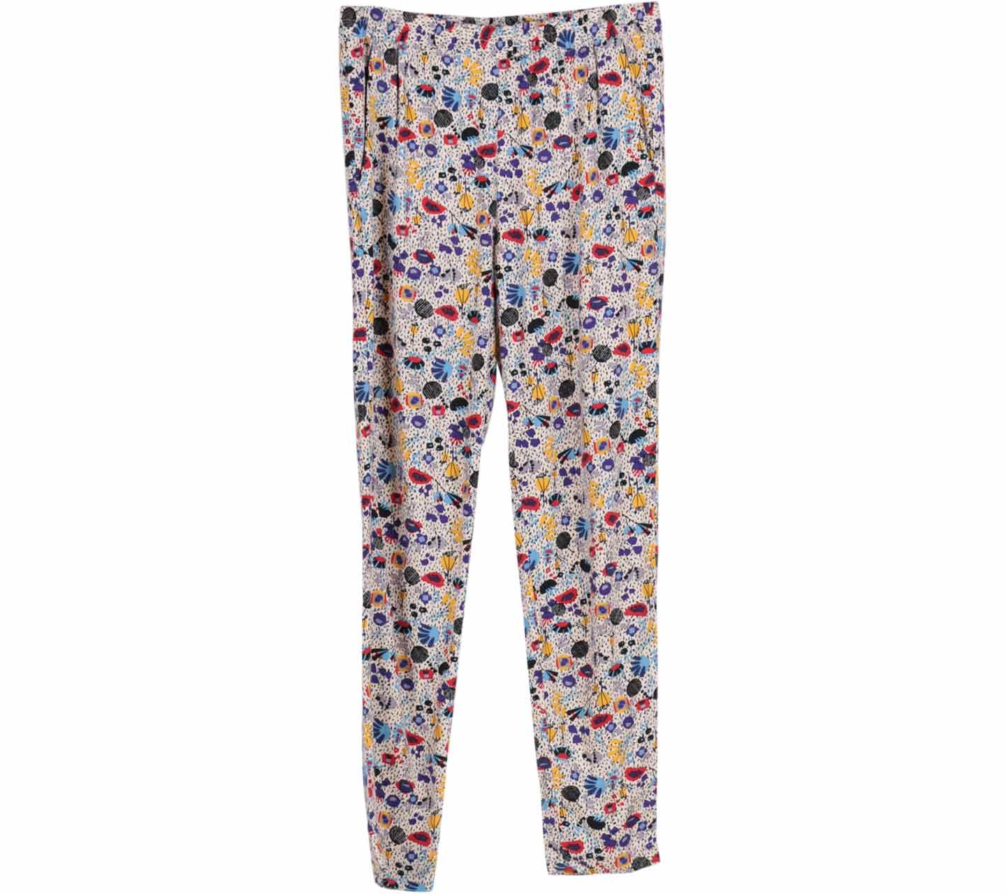 H&M Multi Colour Abstract Pants
