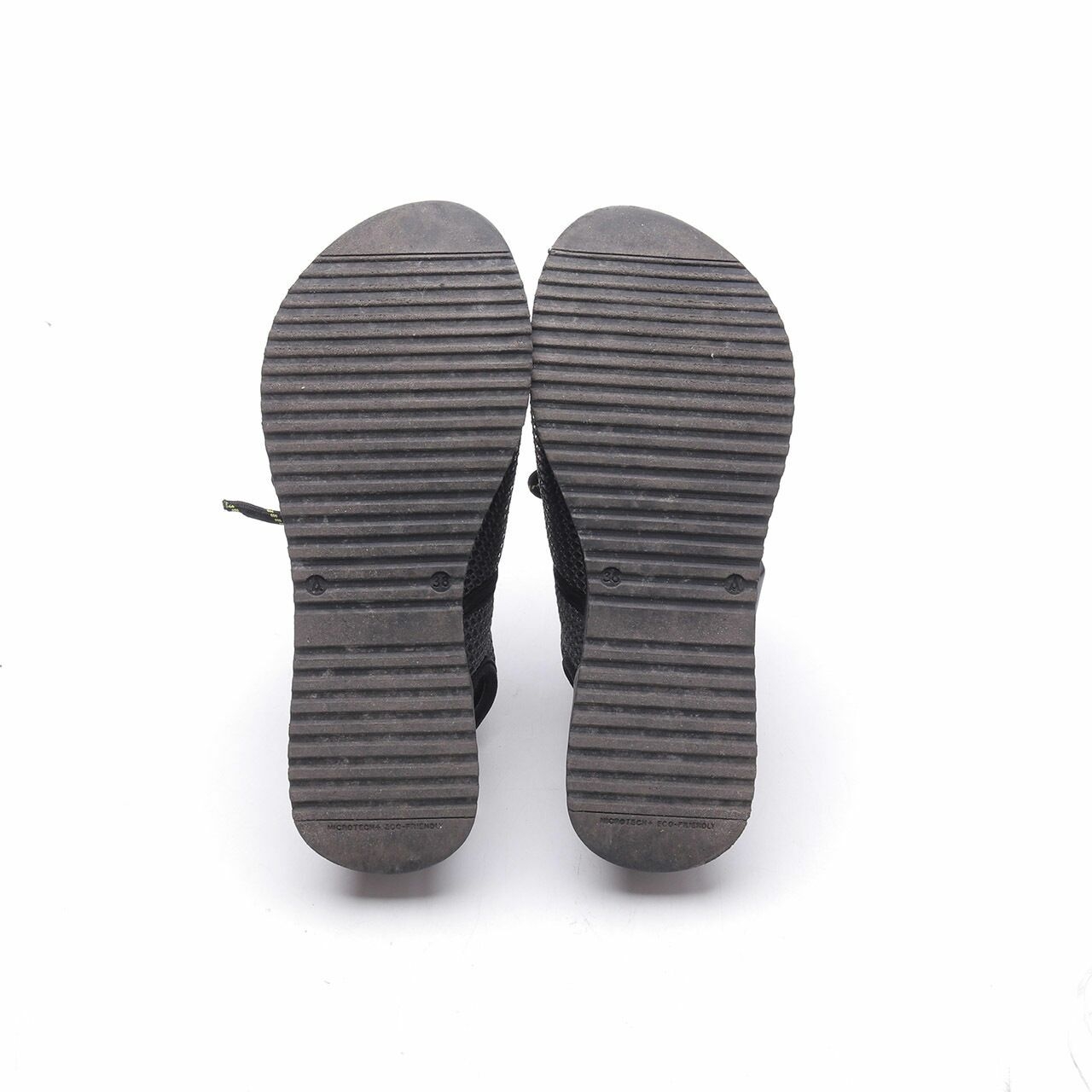 MKS Benva Black & Grey Sandals