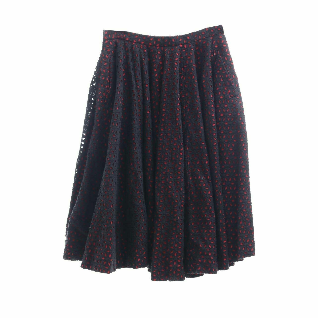 Frej A Porter Black & Red Mini Skirt