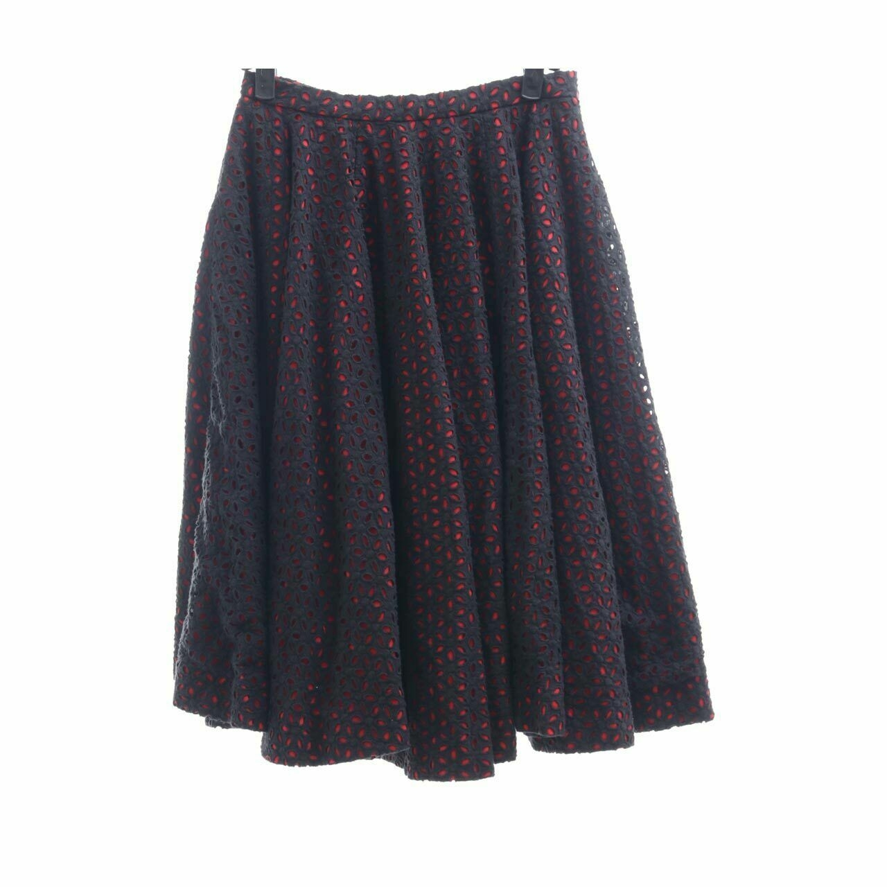 Frej A Porter Black & Red Mini Skirt