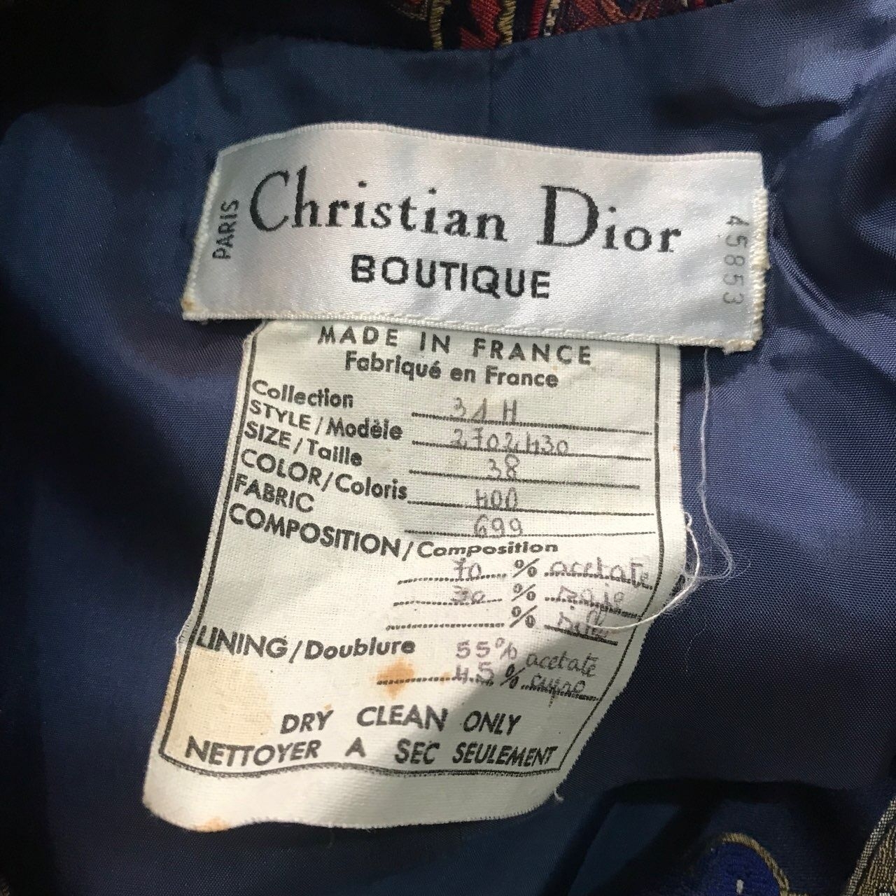 Christian Dior Multi Blazer