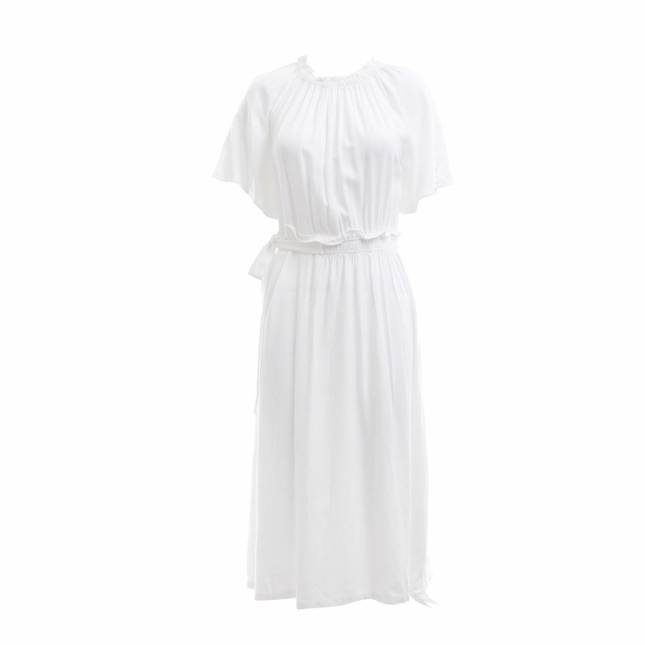 Ease White Long Dress