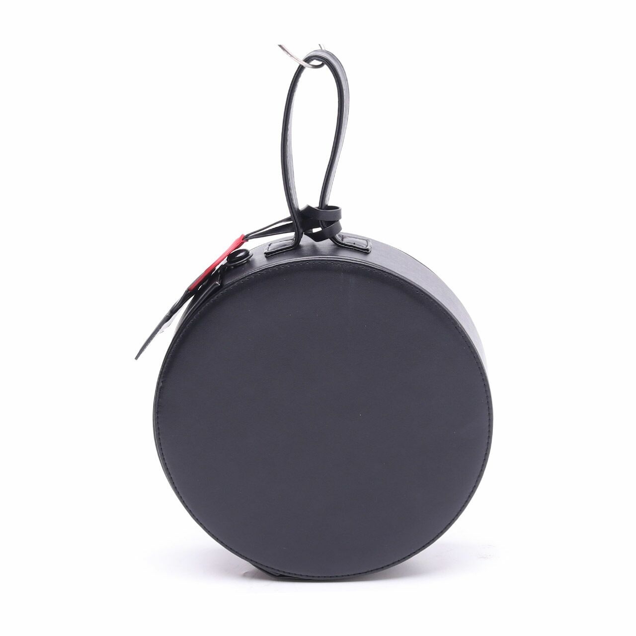 3CE Black Round Tote Bag