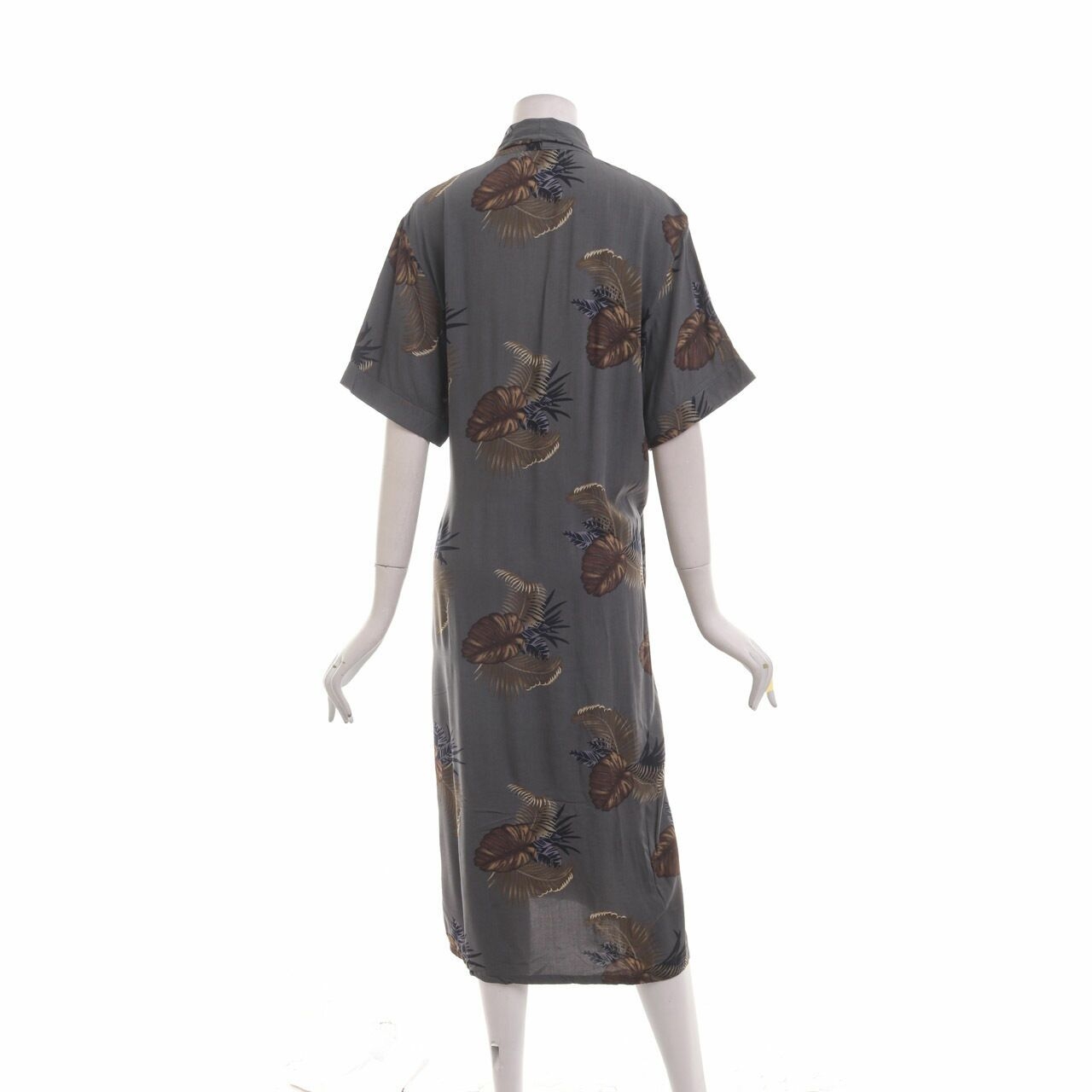 Sare/Studio Dark Grey Floral Kimono
