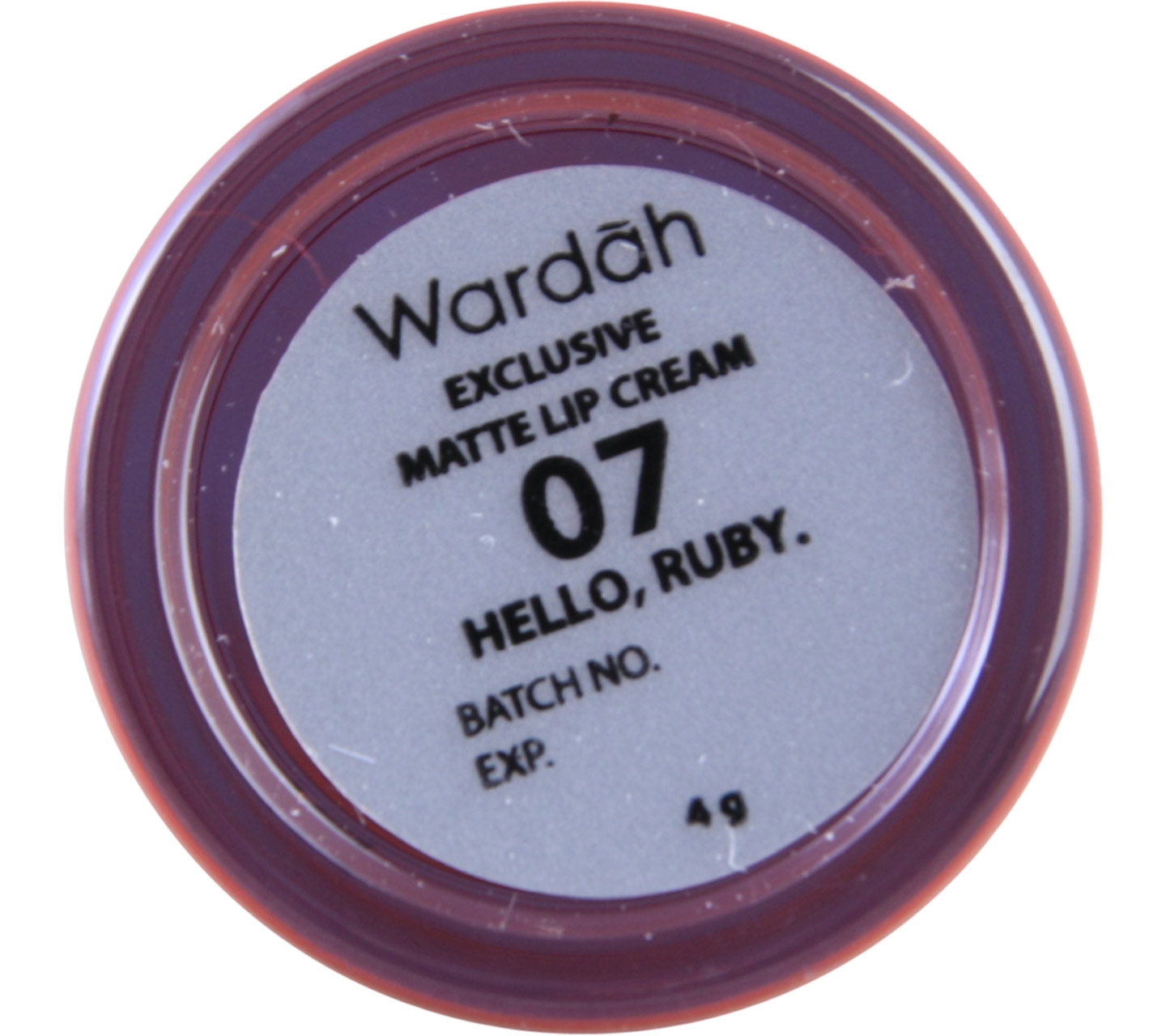 Wardah Hello Rubby 07 Exclusive Matte Lip cream Lips