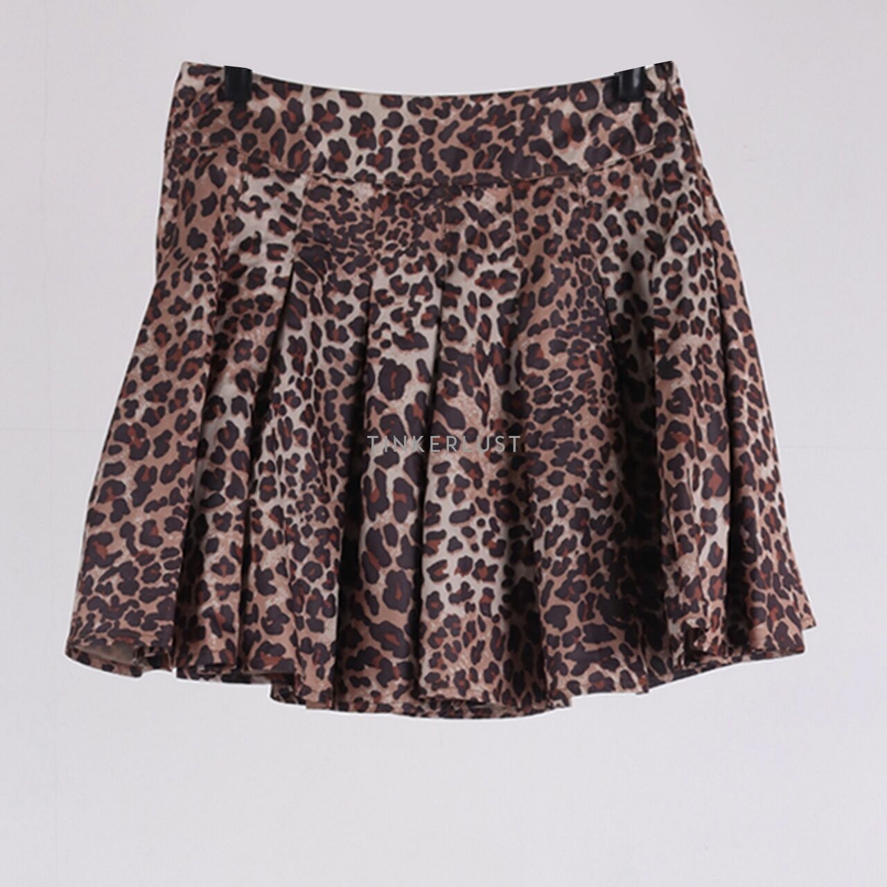 Fiorucci Brown & Black Leopard Mini Skirt