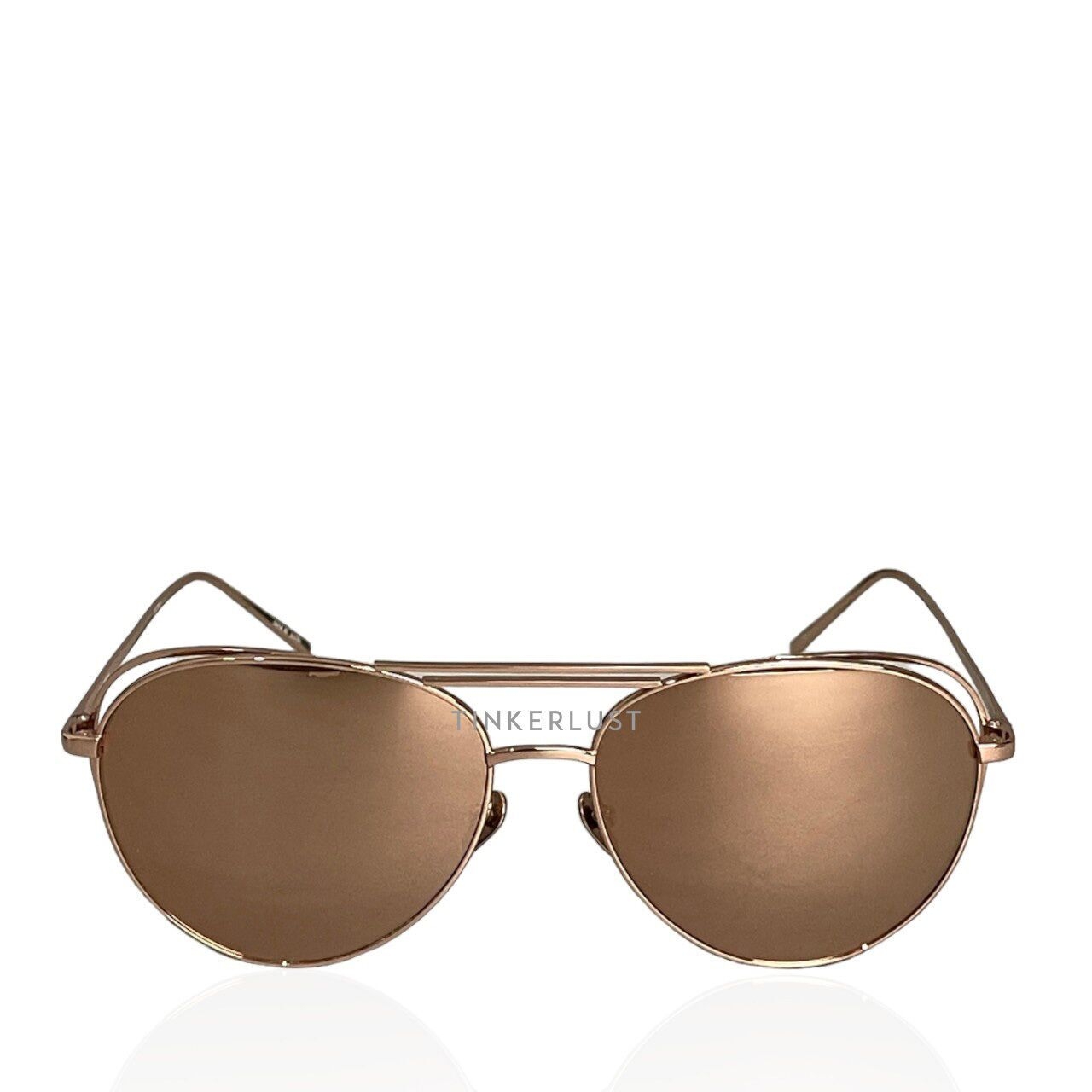 Linda Farrow 575 Aviator Pink Sunglasses