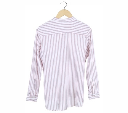 Zara Off White Striped Shirt