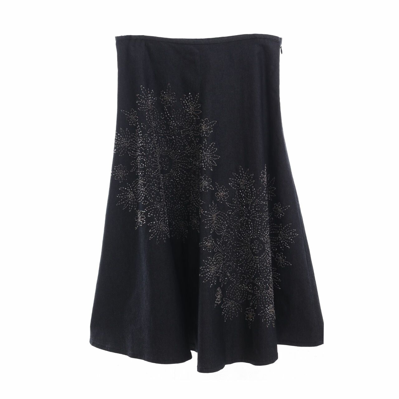 Allure Black Midi Skirt