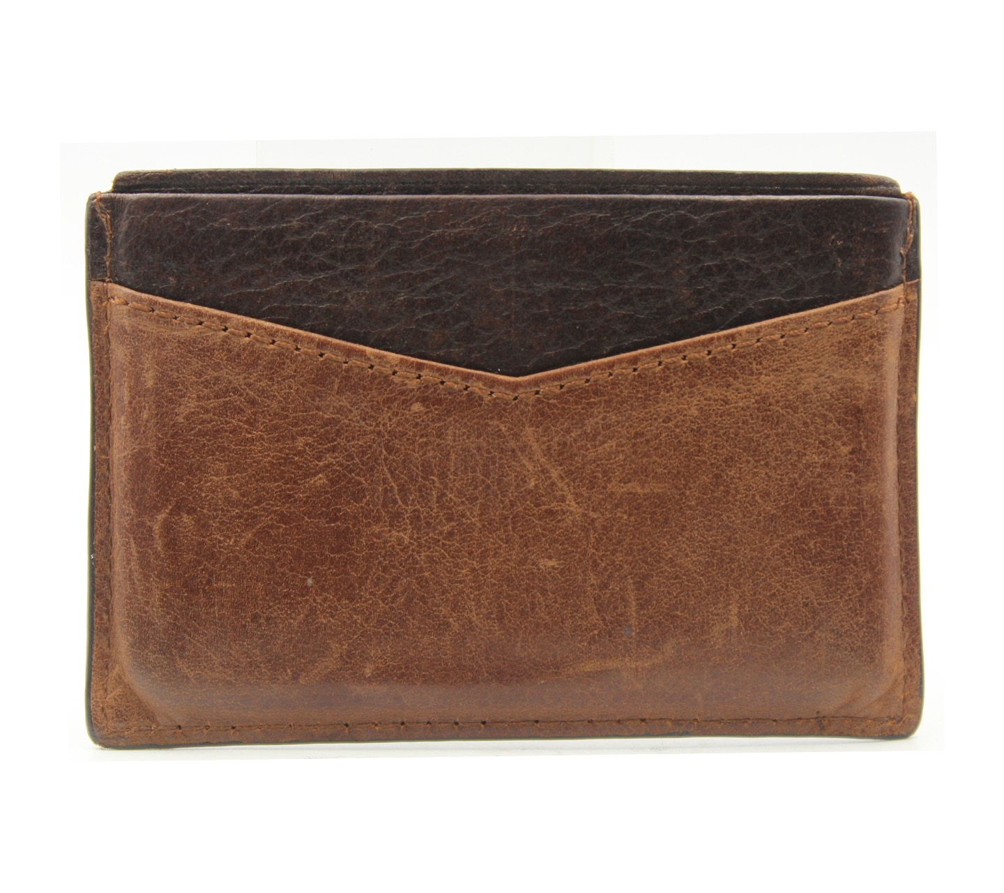 Fossil Brown Leather Card Wallet