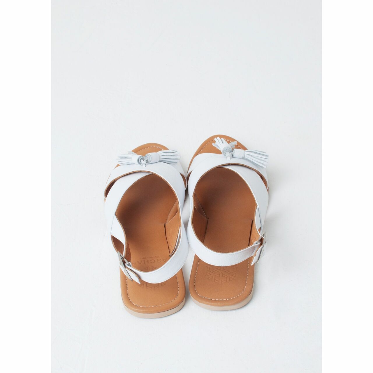 Aschas White Sandals
