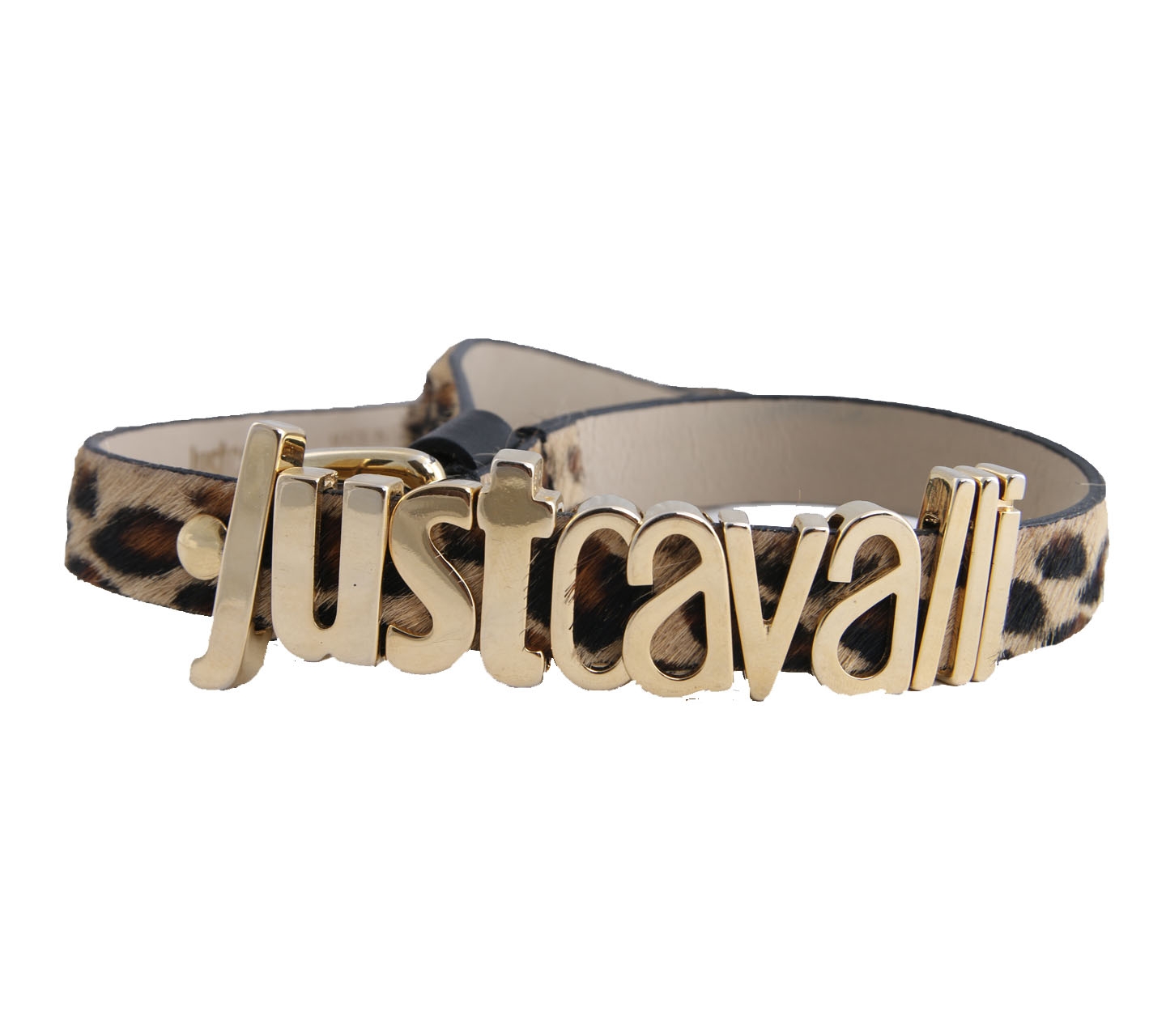 Just Cavalli Brown Leopard Belt