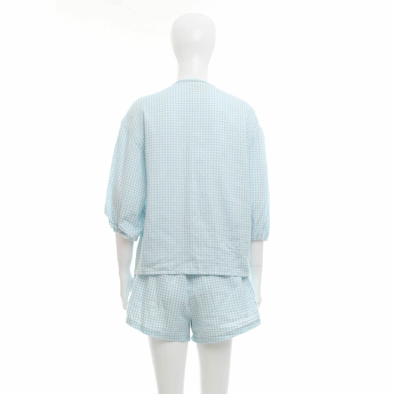 Private Collection White & Mint Houndstooth Two Piece