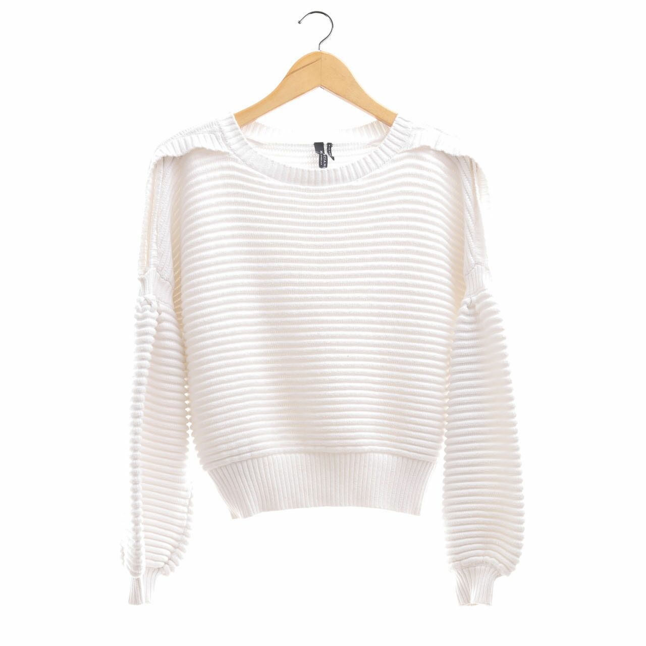 Marciano White Cold Shoulder Blouse
