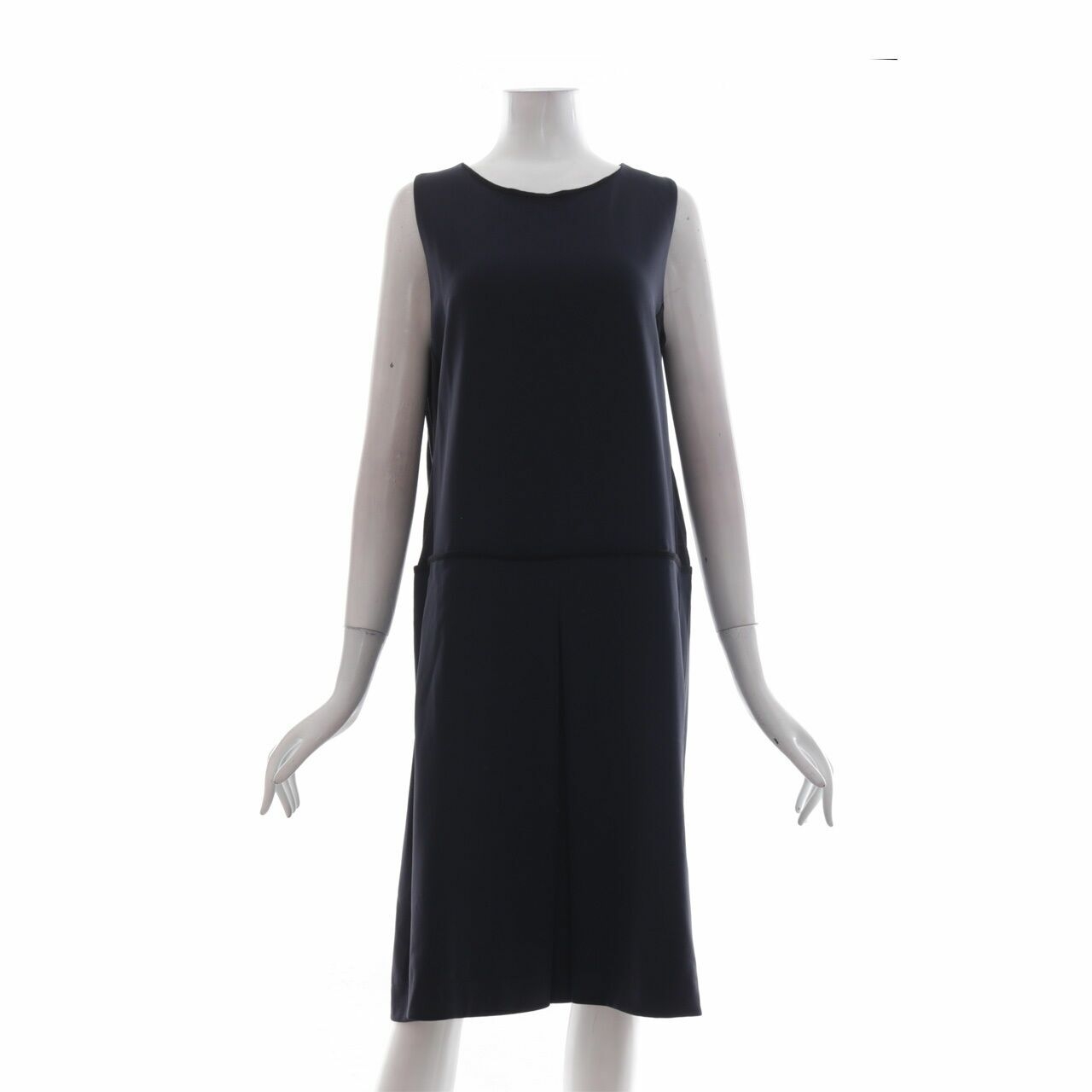 S'Max Mara Design for Easy Living Dark Blue Midi Dress