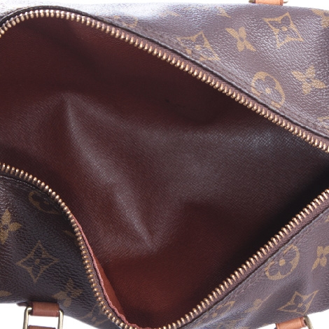 Louis Vuitton Brown Monogram Round Hand Bag