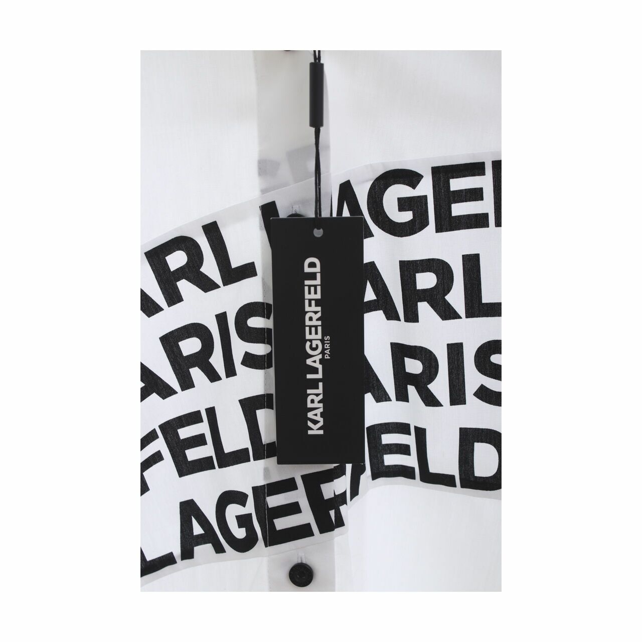 Karl Lagerfeld Essentials Logo White Shirt