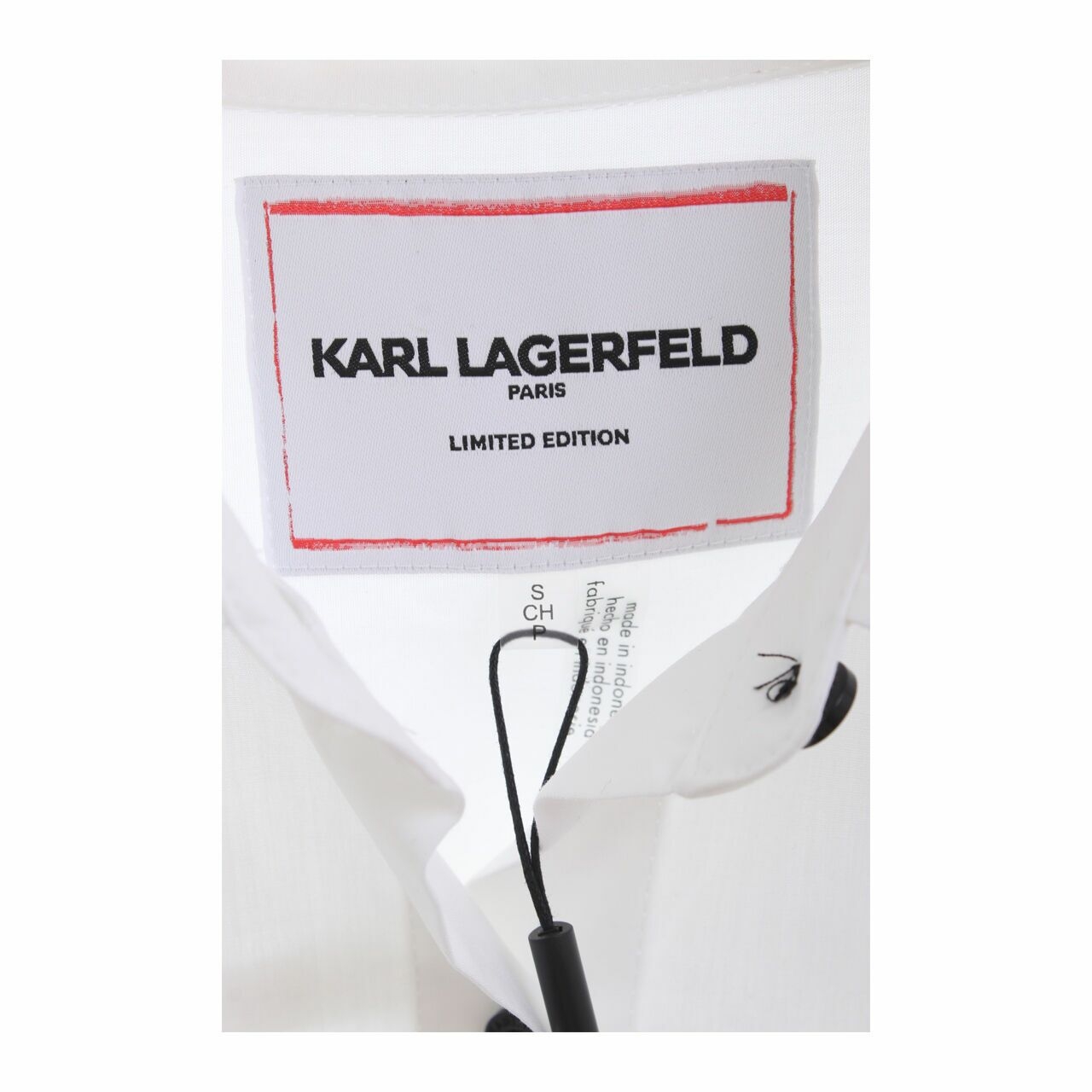 Karl Lagerfeld Essentials Logo White Shirt
