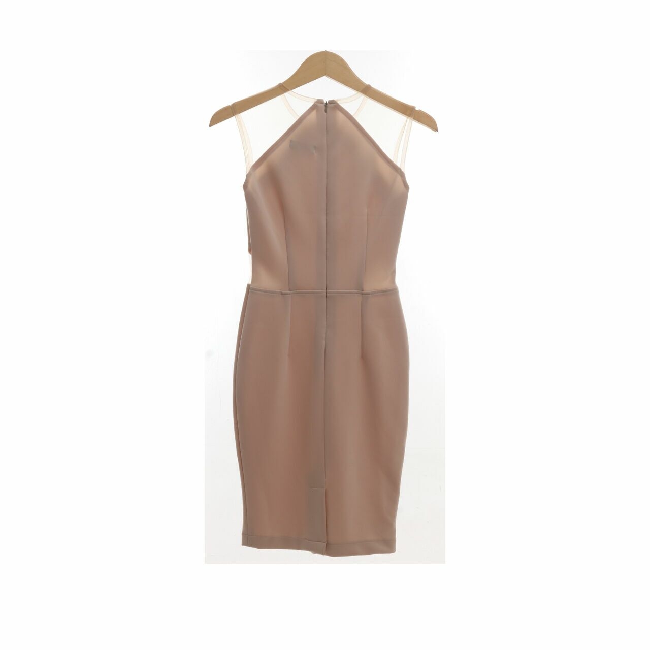 Inconette Closet Brown Midi Dress