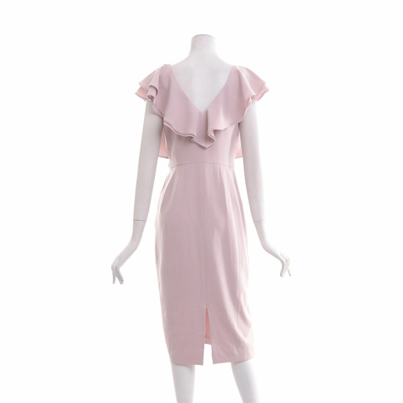 Collate The Label Pink Midi Dress