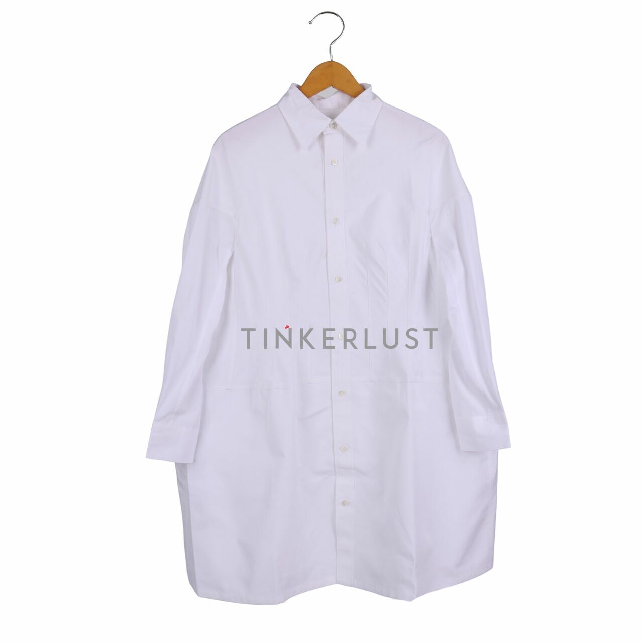 Junya Watanabe by Comme Des Garcons White Tunic Shirt