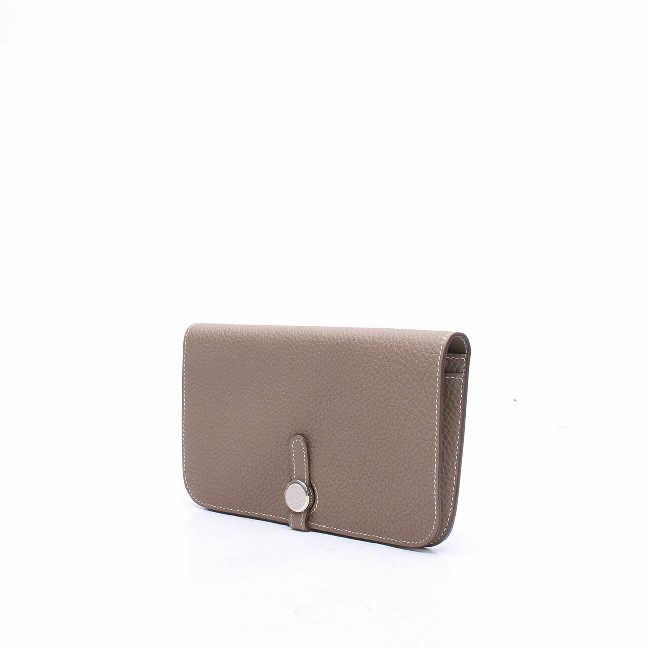 Hermes Dogon Taupe Grainy Bifold Wallet