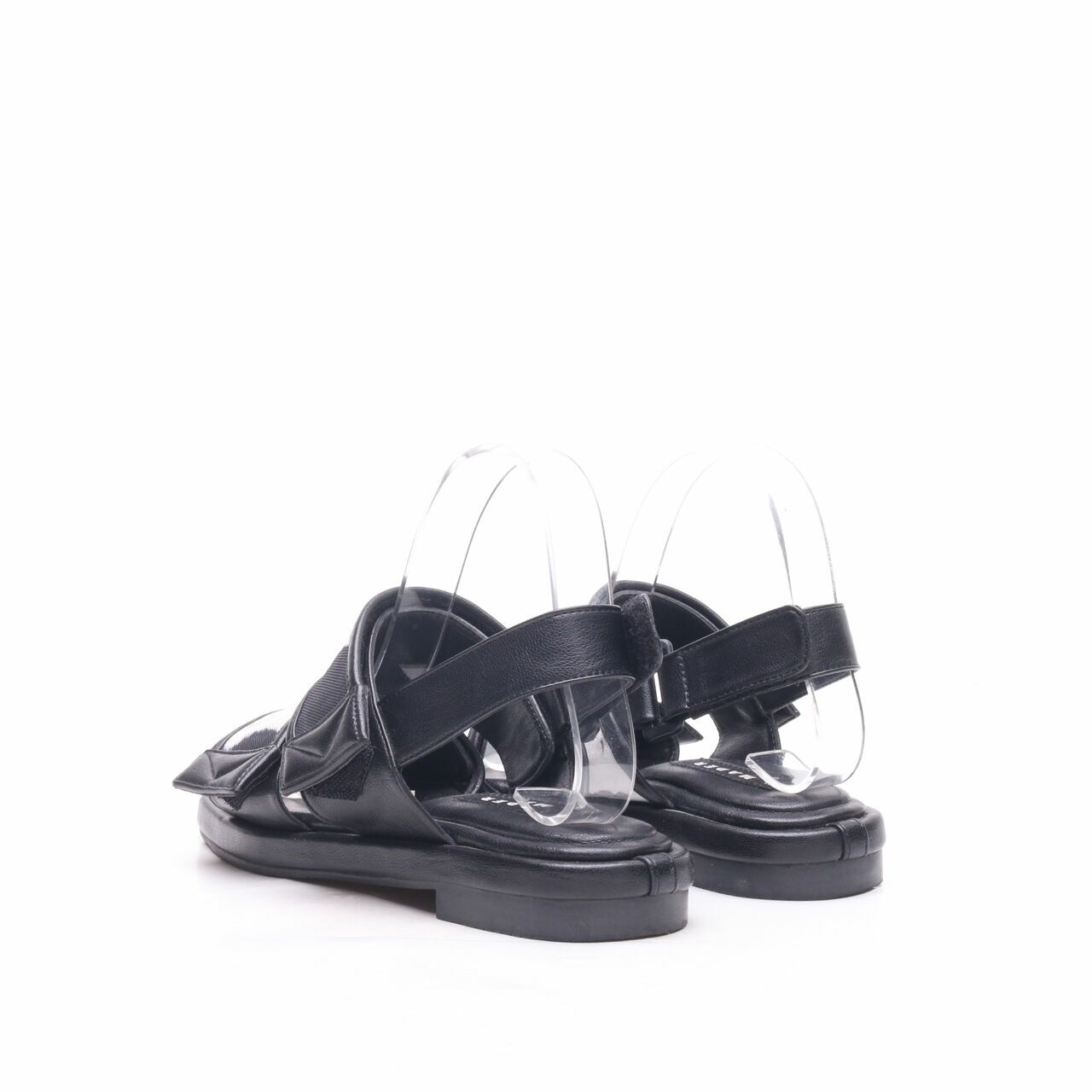 Mader Black Strap Sandals