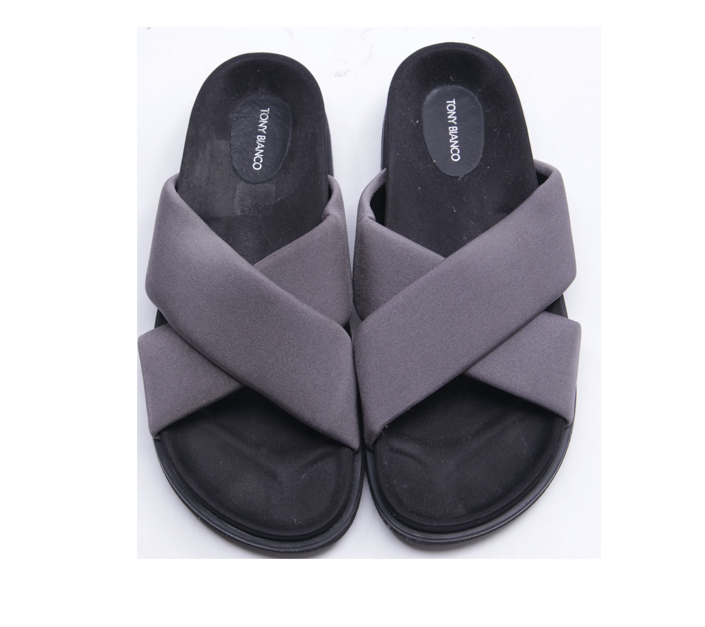 Tony Bianco Black & Grey Sandals