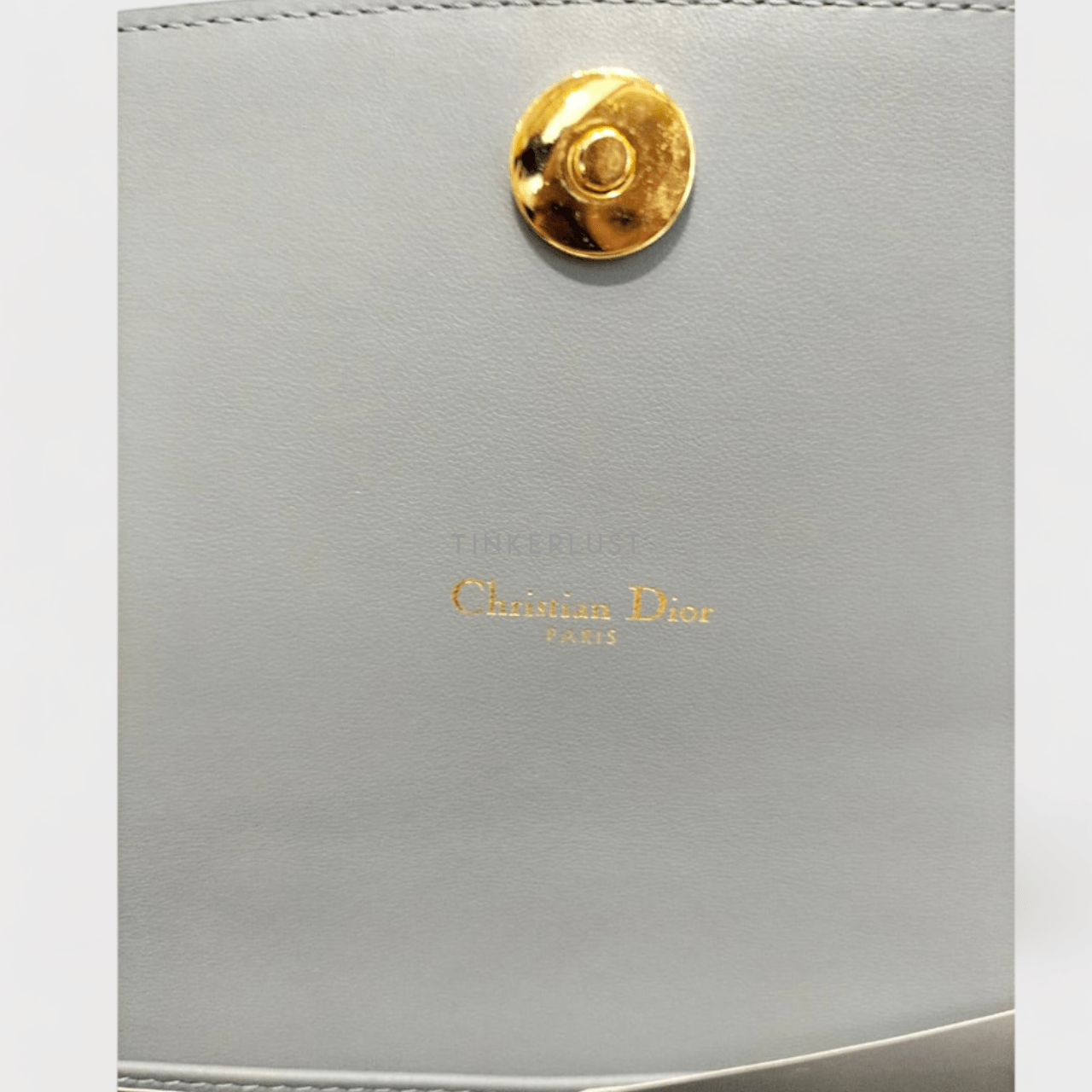 Christian Dior Caro WOC Cloud Blue Supple Cannage Calfskin 2022 Sling Bag