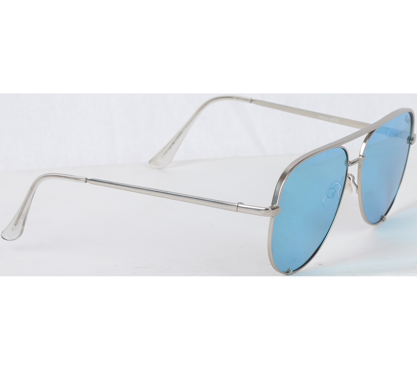 Quay Australia Blue And Silver Sunglasses