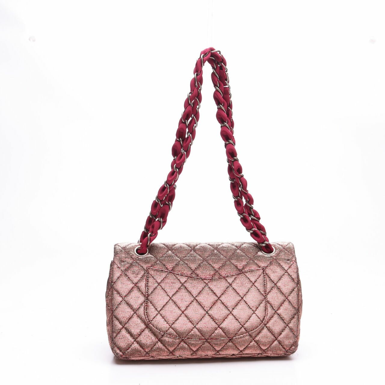 Chanel Velvet Pink Plap Shoulder Bag