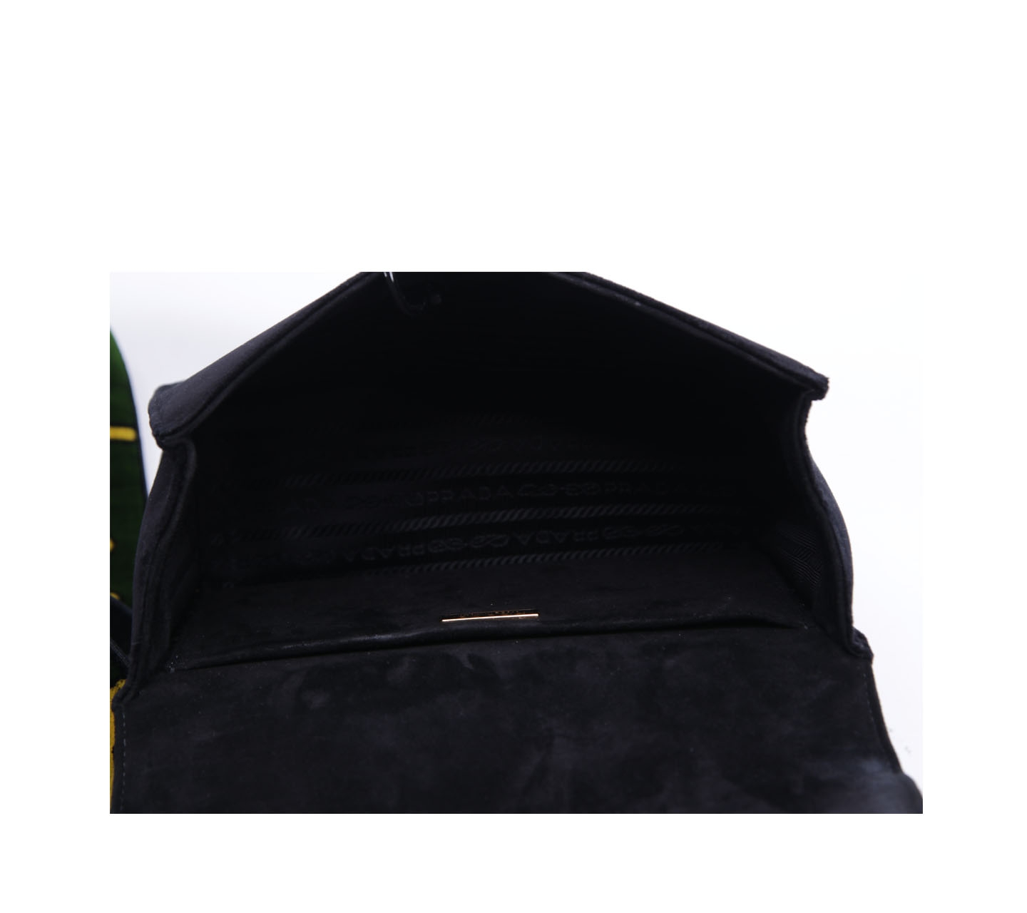 Prada Black Velvet Cahier Sling Bag