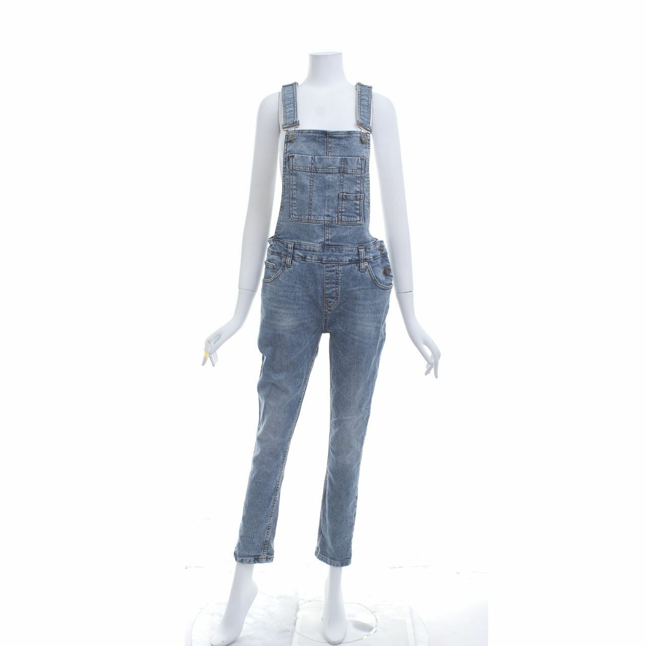 graphis Blue Denim Overall Jumpsuit