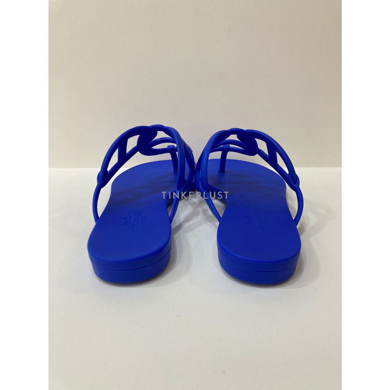 Hermes Egerie Bleu Outremer Sandals