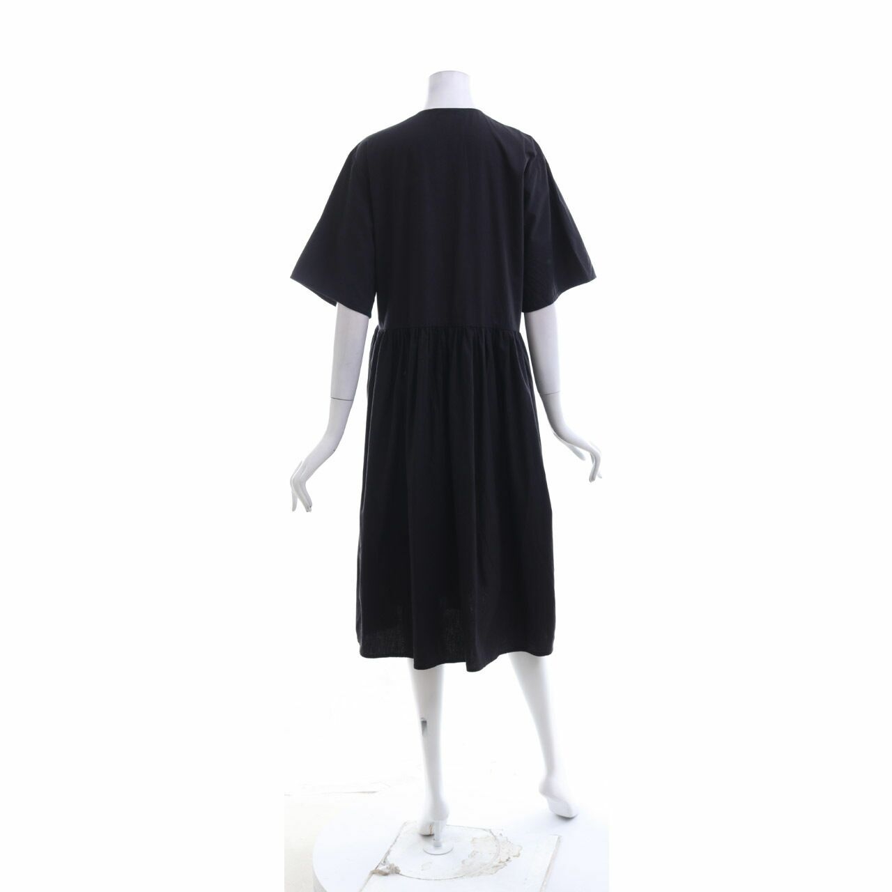 Shop At Velvet Black Midi Dress
