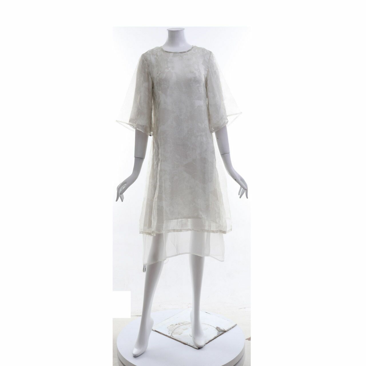 B By Barli Asmara Off White Midi Dress