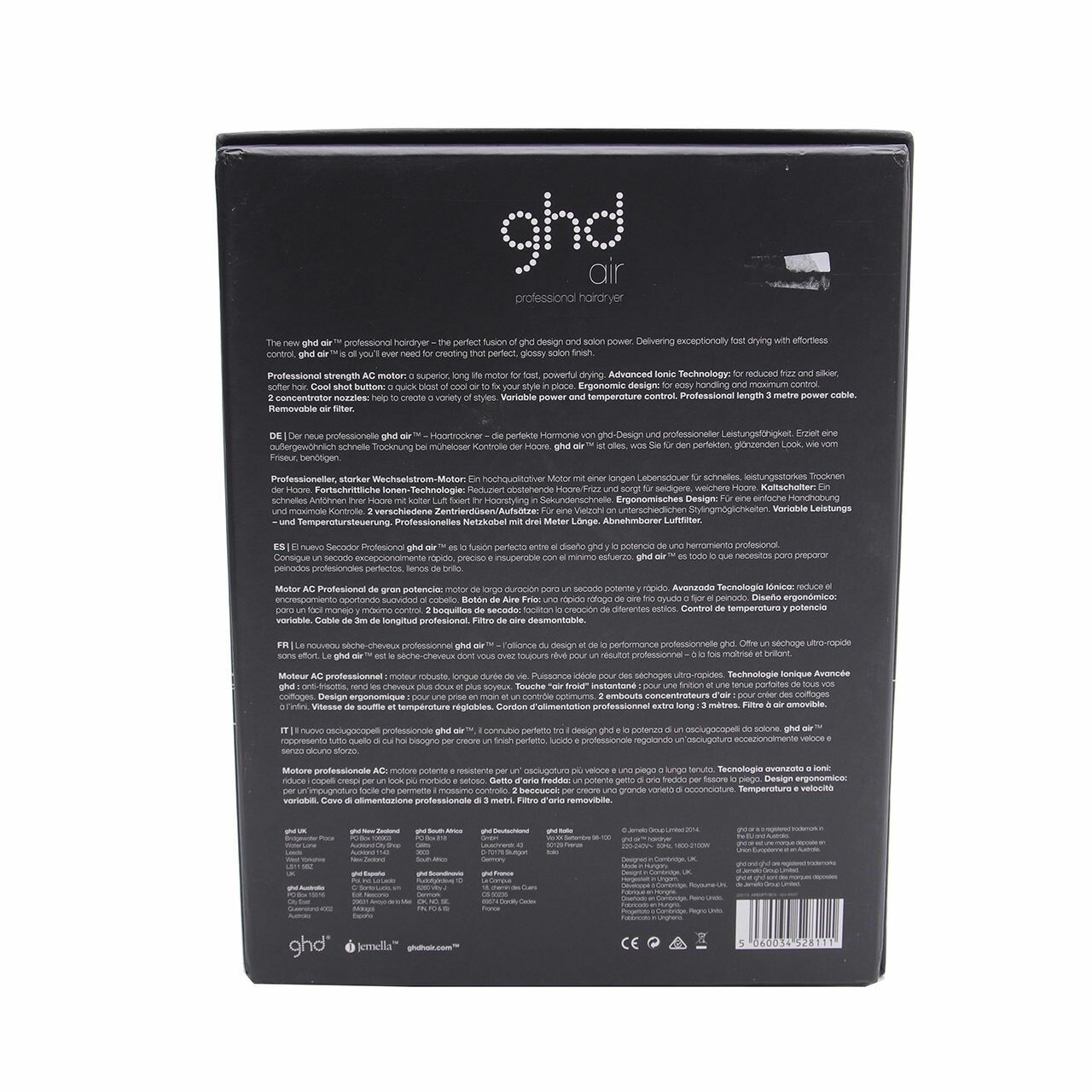 ghd air Black Professional Hairdryer Tools