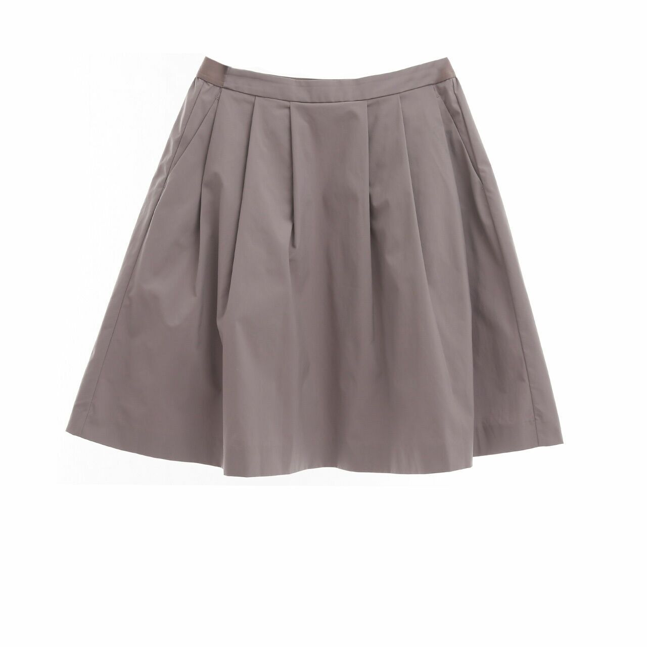 UNIQLO Olive Midi Skirt