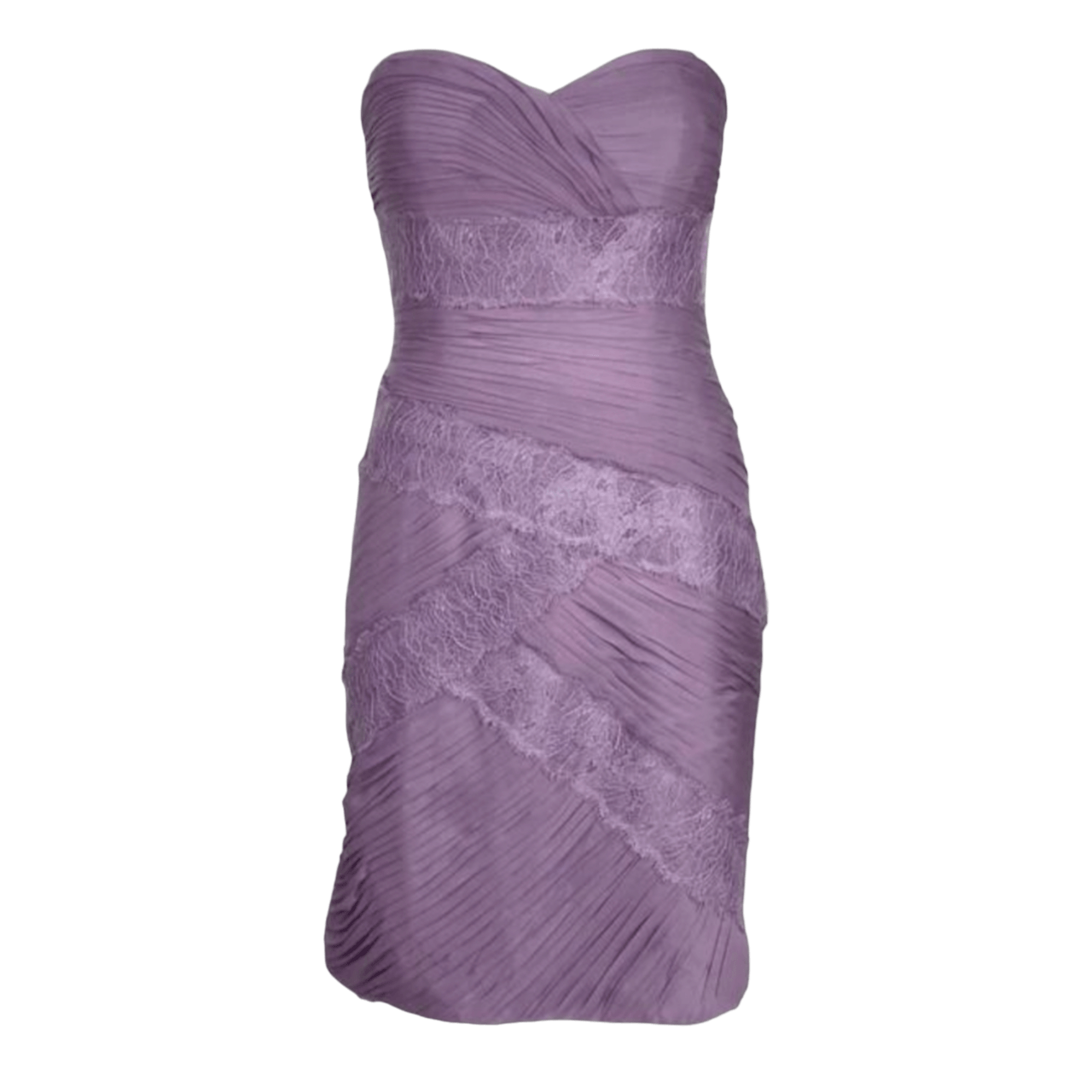 Monique Lhuillier Purple Mini Dress
