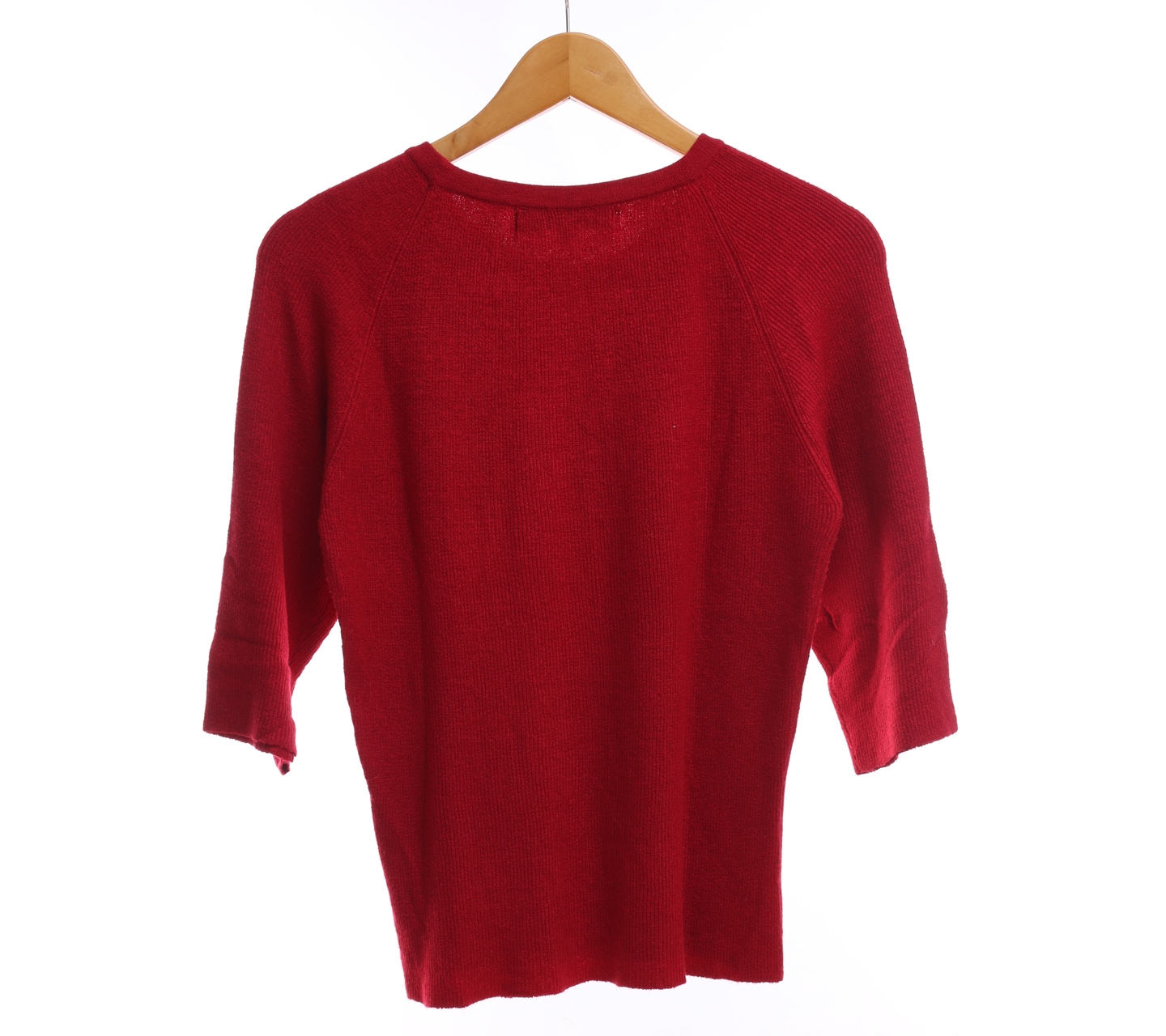 P.S. The Spirit Of Personal Style Red Knit Blouse