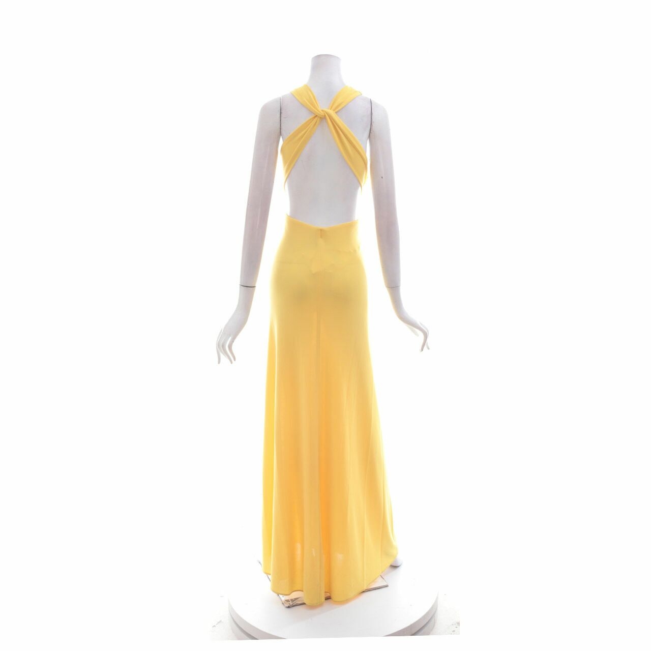 BCBG Max Azria Yellow Long Dress