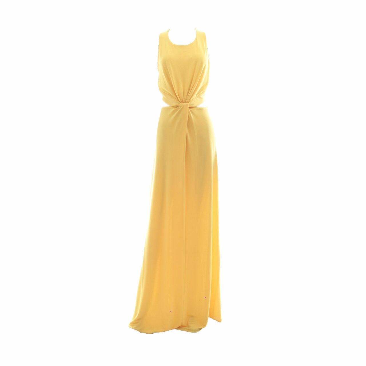 BCBG Max Azria Yellow Long Dress