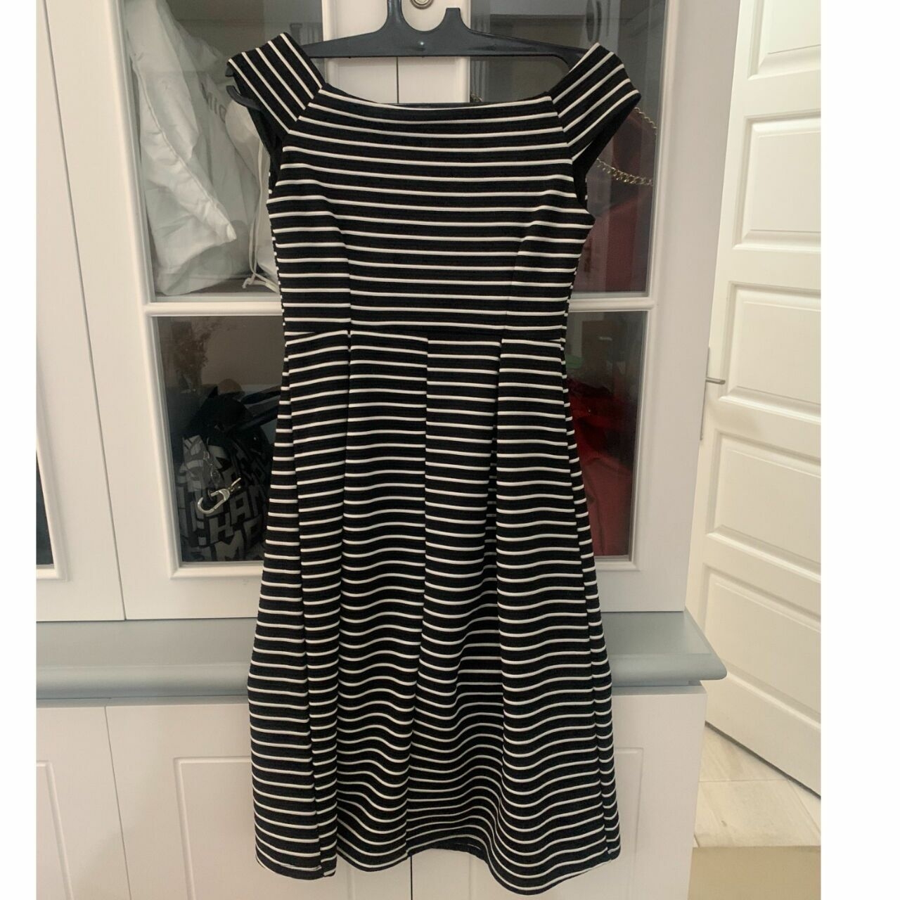 Dorothy Perkins Black & White Stripes Mini Dress