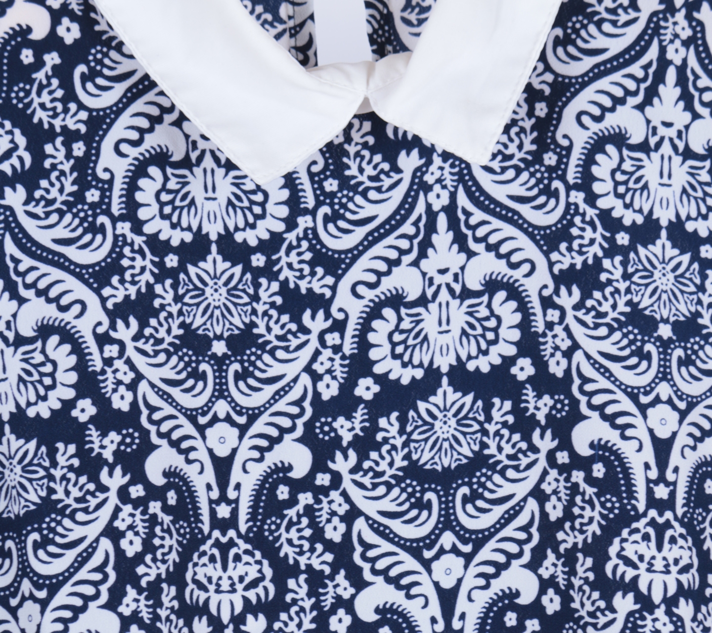  Blue And White Combi Shirt