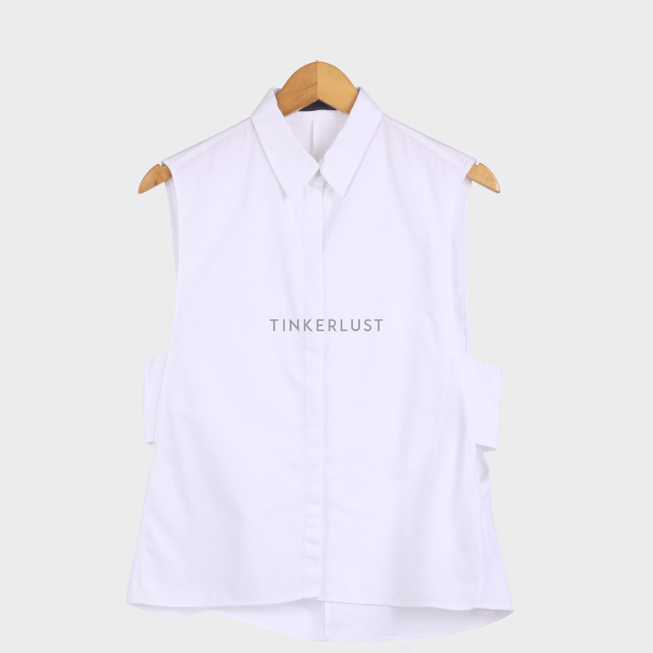 Zara White Shirt Sleeveless