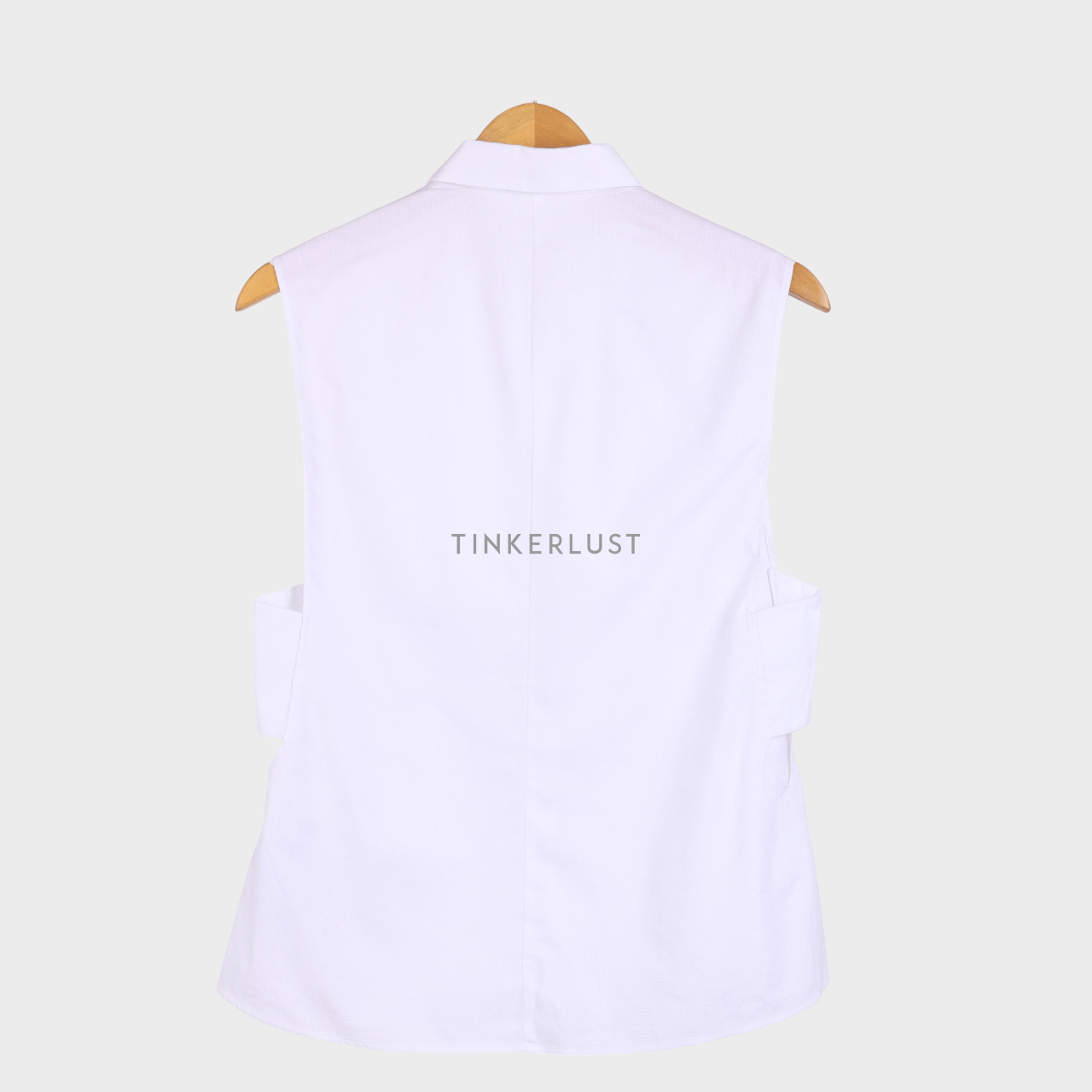 Zara White Shirt Sleeveless