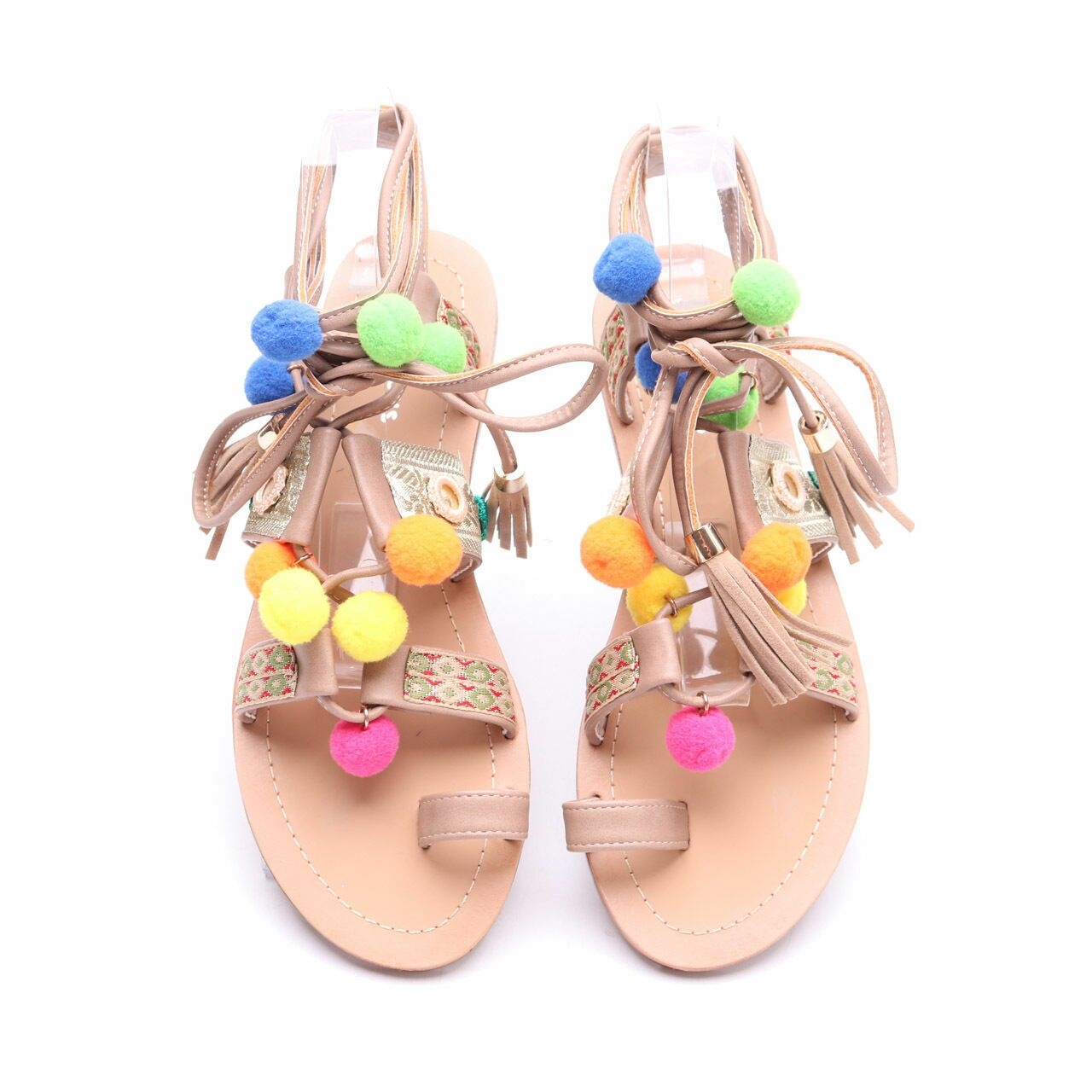Glamorous Beige Spring Sandals
