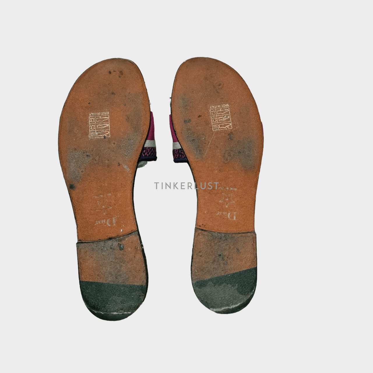Christian Dior Dway Slides Multicolor Sandals