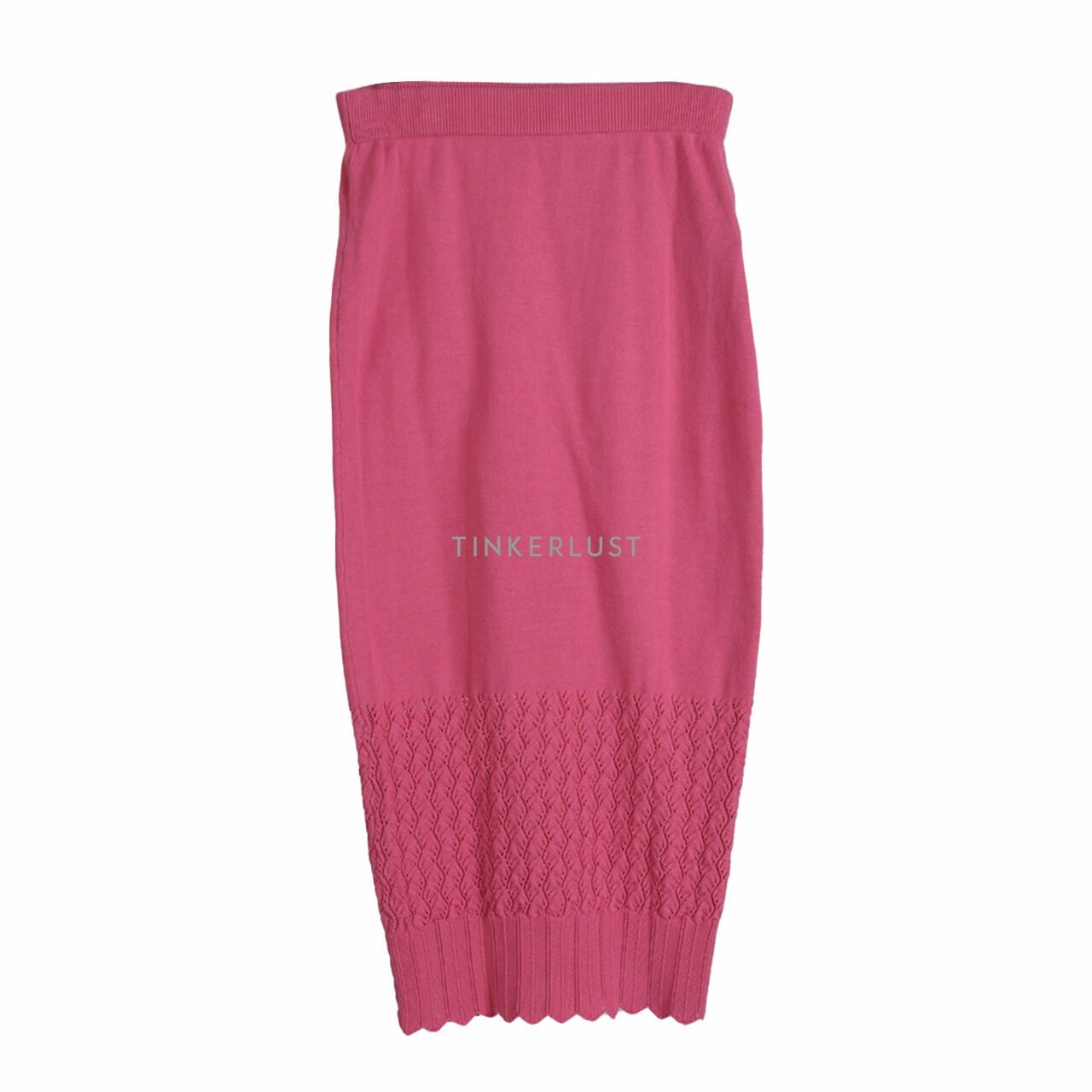 Sissae Pink Knit Maxi Skirt