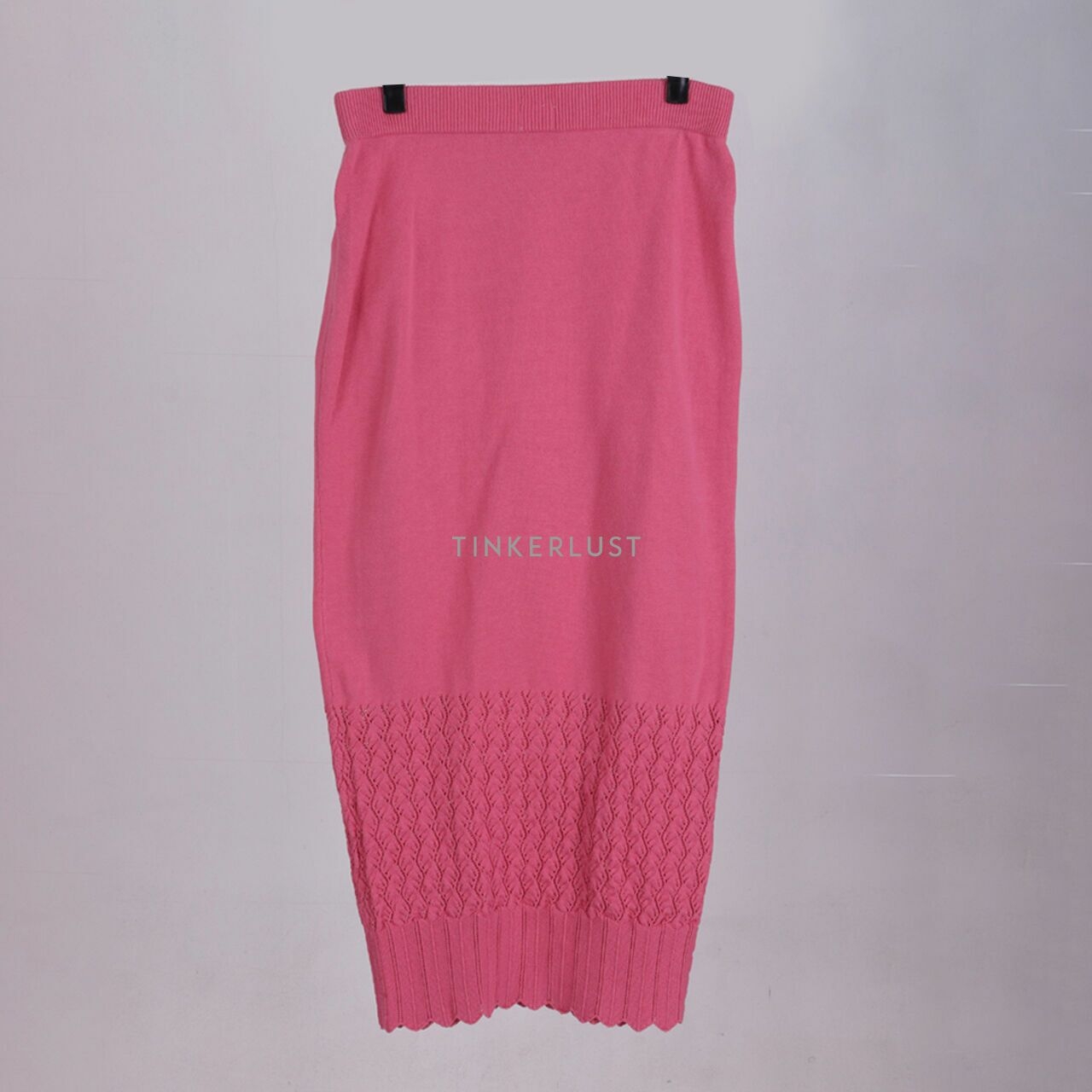 Sissae Pink Knit Maxi Skirt